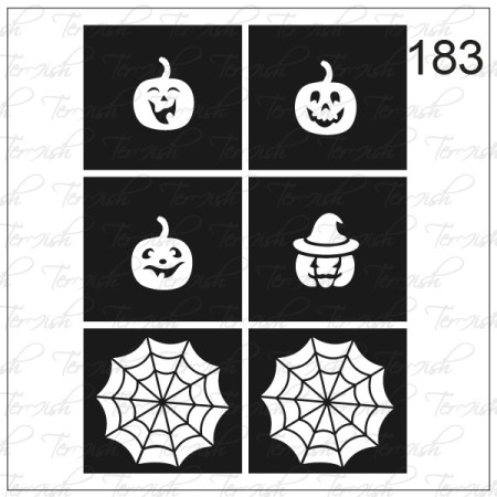 Plantilla aerógrafo termish 183