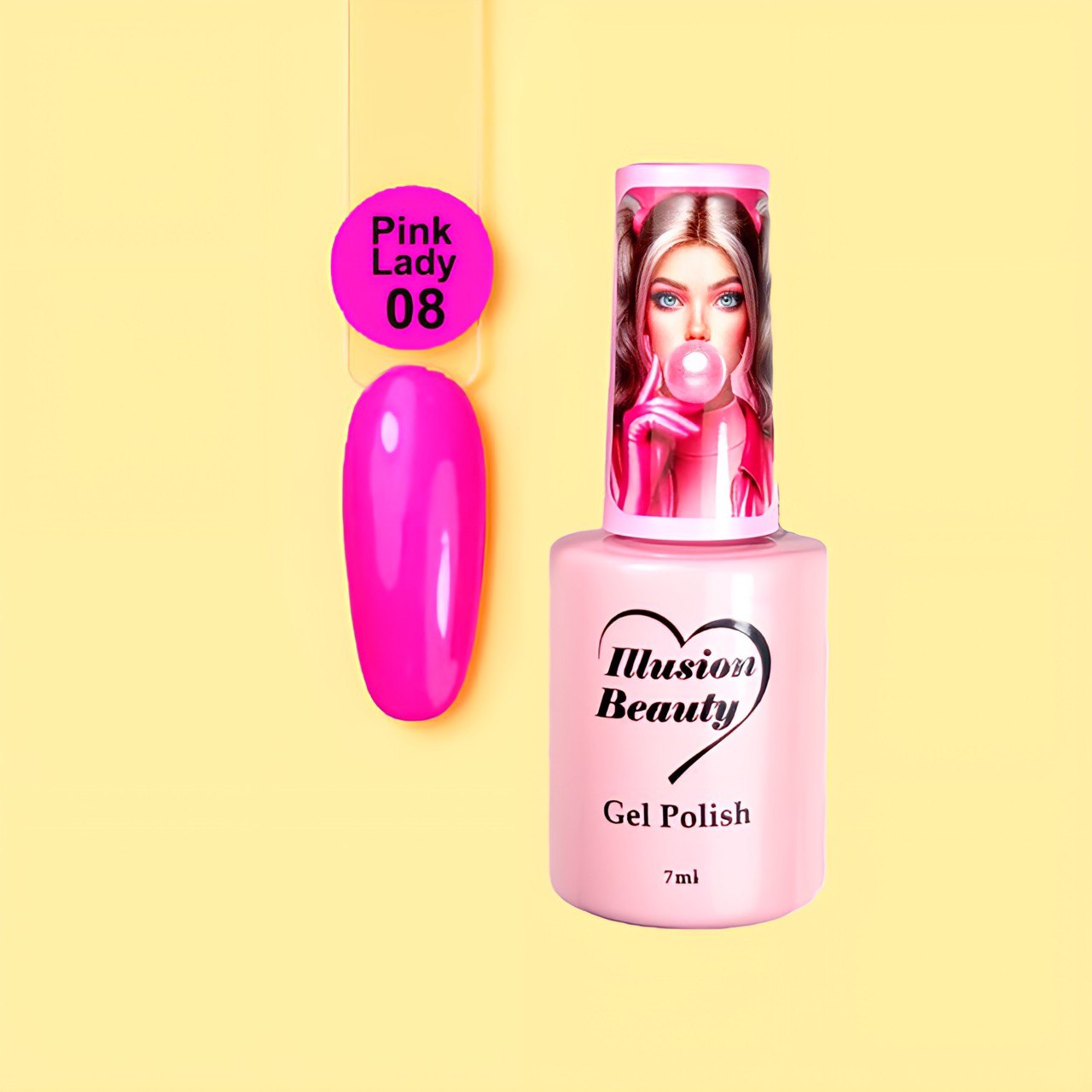 Esmalte permanente colección lady pink 08 7ml