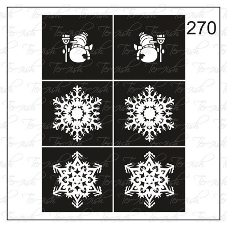 Plantilla aerógrafo termish 270