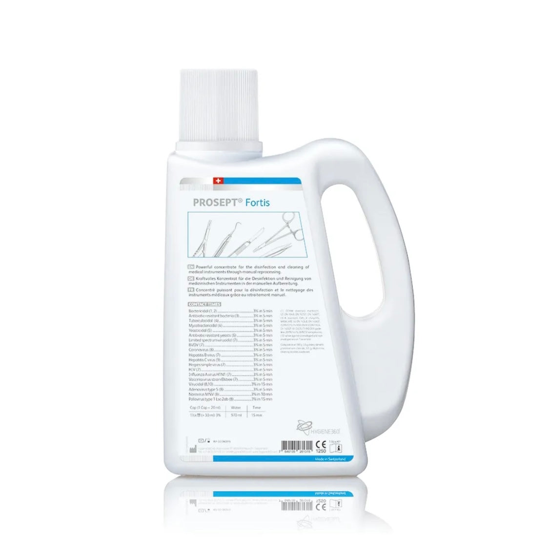 Desinfectante concentrado PROSET FORTIS (instru) 1L