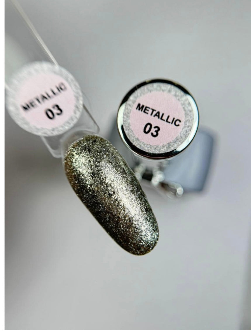 ESMALTE METÁLICO Ilusión Beauty Nails 3 METALLIC