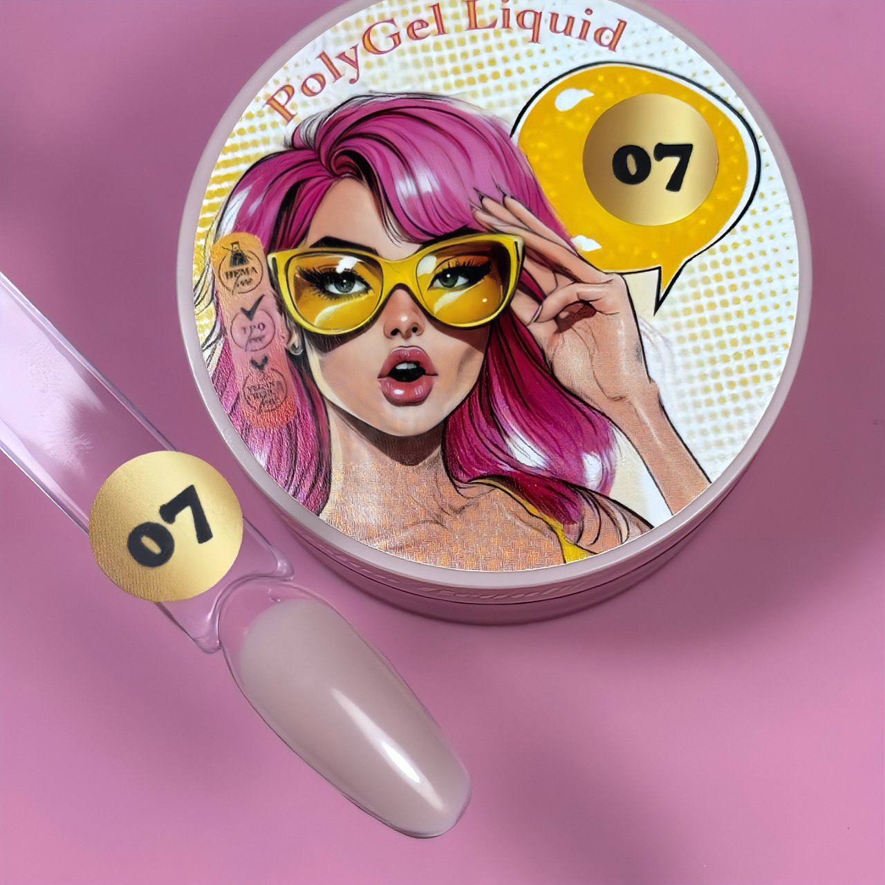 POLYGEL LIQUIDO #7 SIRENE ILUSION BEUTY 30ml (RIGIDO)