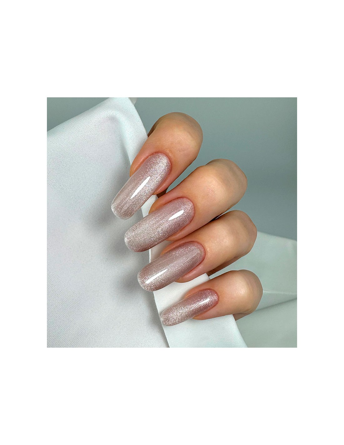 JOIA vegan Base Coat - Magic Cat - 04 Sparkle Nude - 8ml