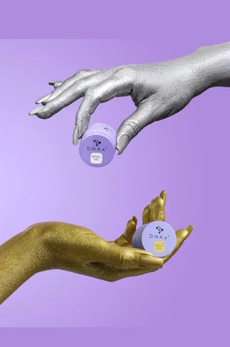 METAL GEL DNKA - ORO - 5 ML GOLD GEL - GEL METALIZADO EFECTO ESPEJO