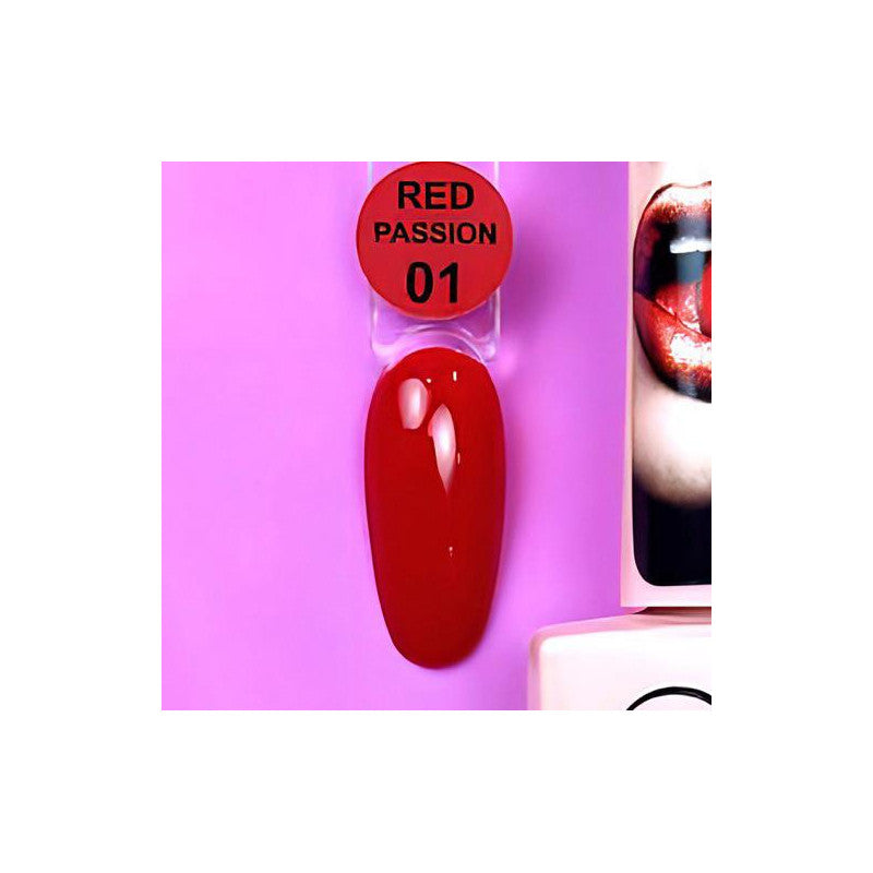 PASSION RED - 1 - Illusion Beauty Nails – 10ml (colección rojos)