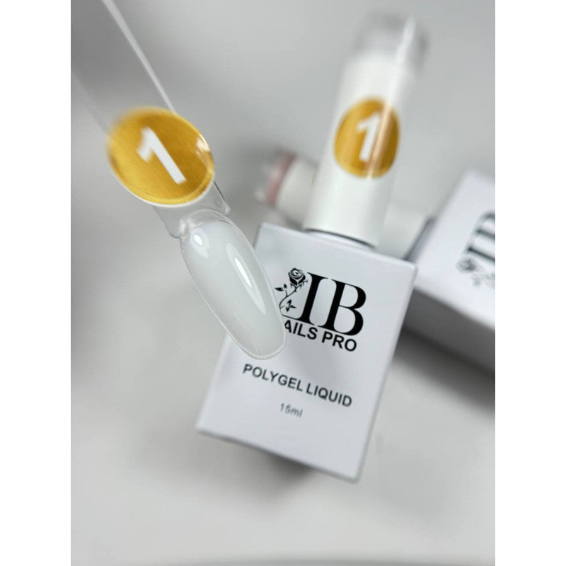 PolyGel Líquido 01 Illusion Beauty – 15ml base rígida