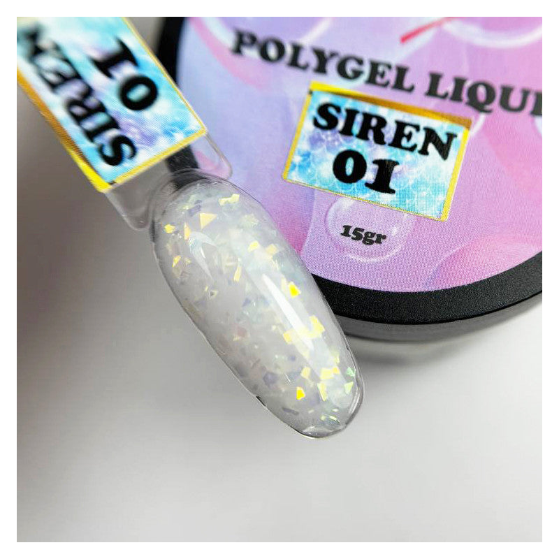 PolyGel Líquido 01 SIRENE Illusion Beauty – 15ml base rígida