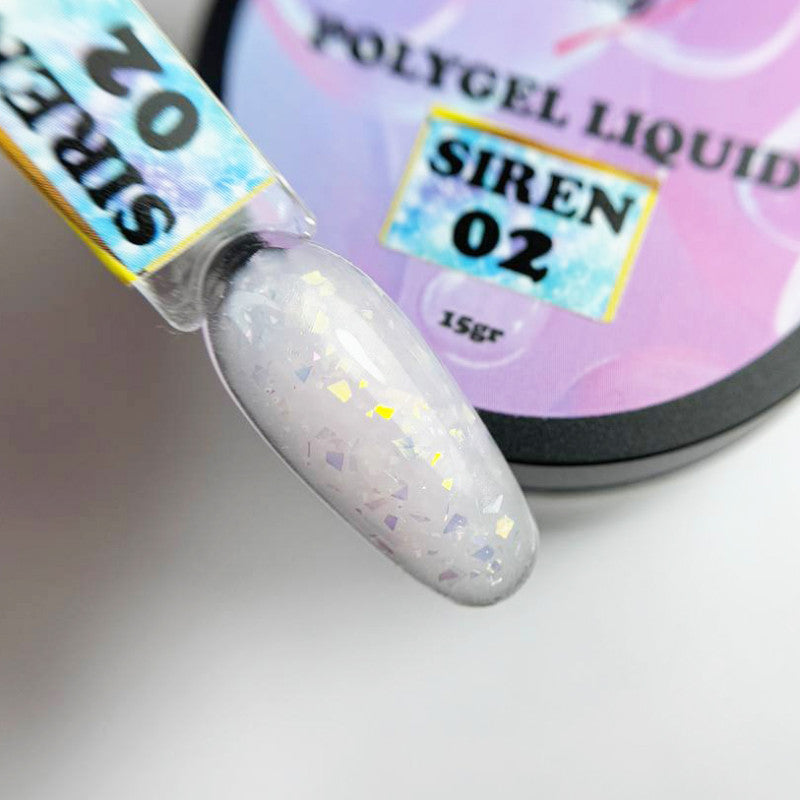 PolyGel Líquido 02 SIRENE Illusion Beauty – 15ml base rígida