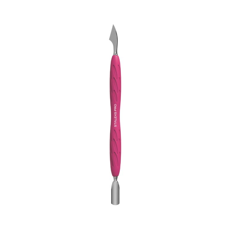 Empujador de manicura Staleks con mango de silicona UNIQ 10 TIPO 3