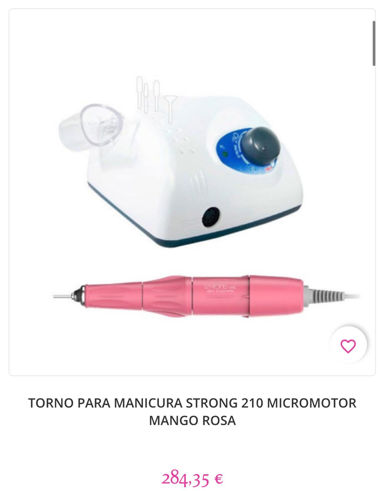 TORNO PARA MANICURA STRONG 210 MICROMOTOR, MAGO BLANCO