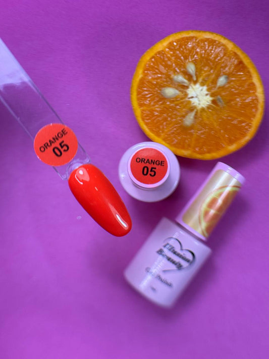 Esmalte semipermanente colección naranja 05 7ml