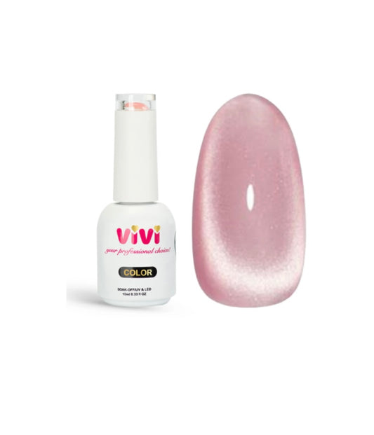 OJO DE GATO P18 VIVI - 10ML. ROSA - EFECTO TERCIOPLEO - MAGNÉTICO