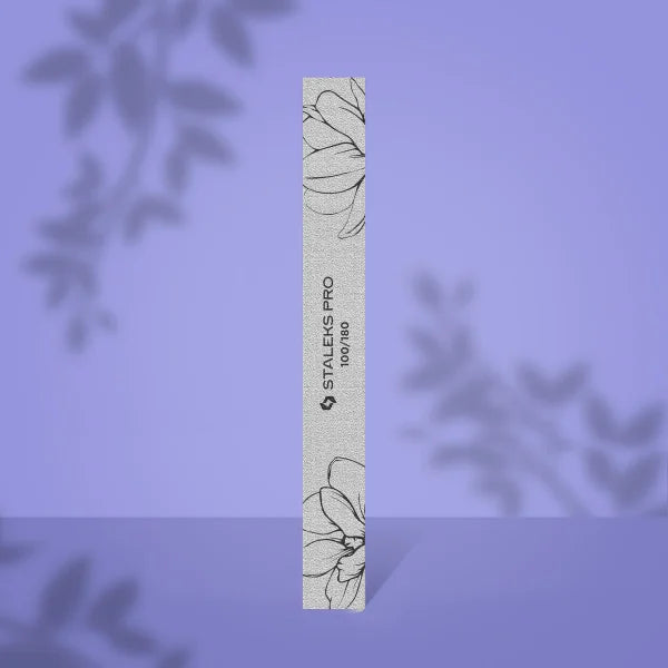 Lima de uñas mineral recta EXPERT 20 Grano 100/180 (25 unidades) Staleks NFE-20-100/180-25