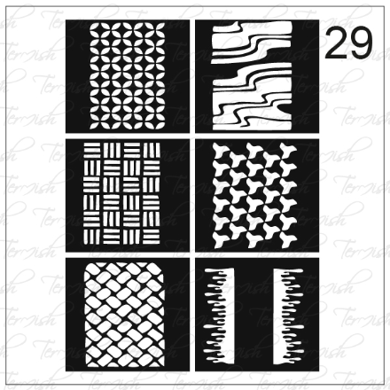 Plantilla aerógrafo 29