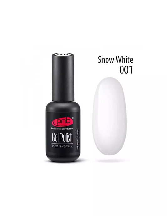 Blanco ultra PNB 001 PNB Esmalte semipermanente - 001 Snow White - 8ml