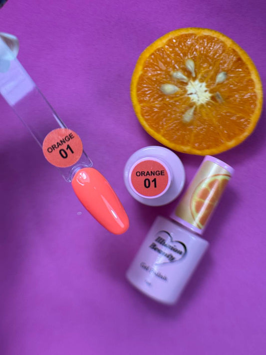 Esmalte permanente colección naranja 01 7ml