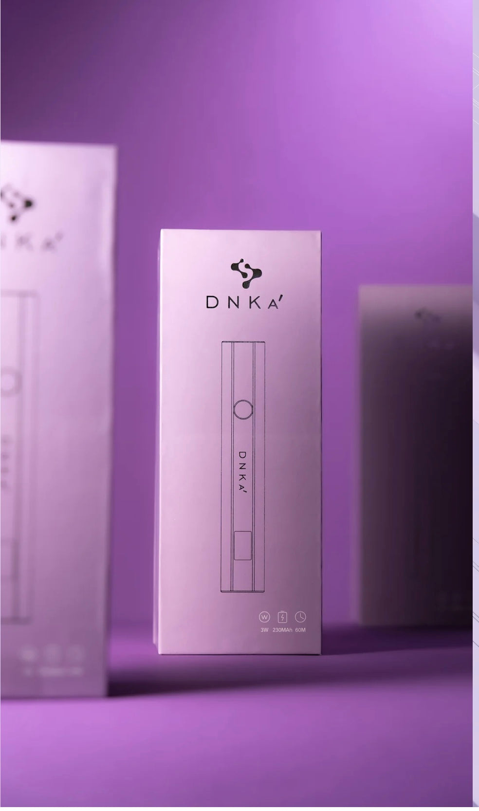 Lámpara UV para manicura DNKa' Lumos Light LILA - MINI
LÁMPARA LED PORTATIL