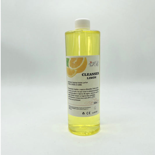 CLEANSER 500ML ILLUSION BEAUTYLIMÓN (LIMPIADOR CAPA PEGAJOSA) CLEANER, LÍQUIDO ESPECIAL PARA MOLDEAR EL POLYGEL.