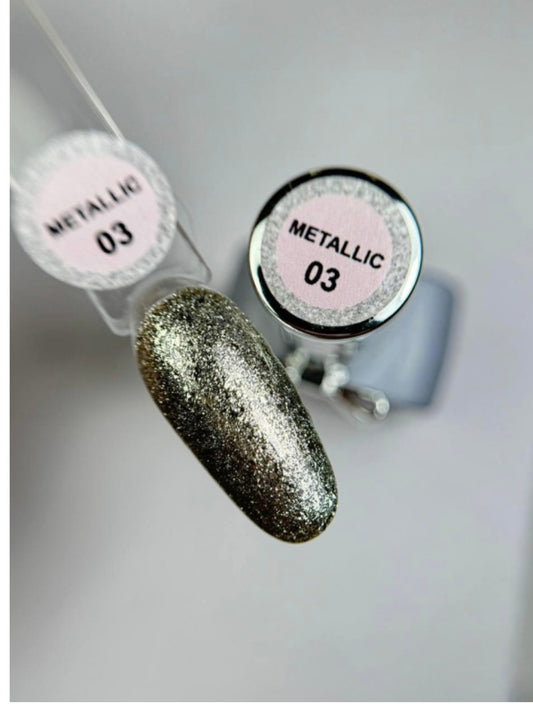 ESMALTE METÁLICO Ilusión Beauty Nails 3 METALLIC