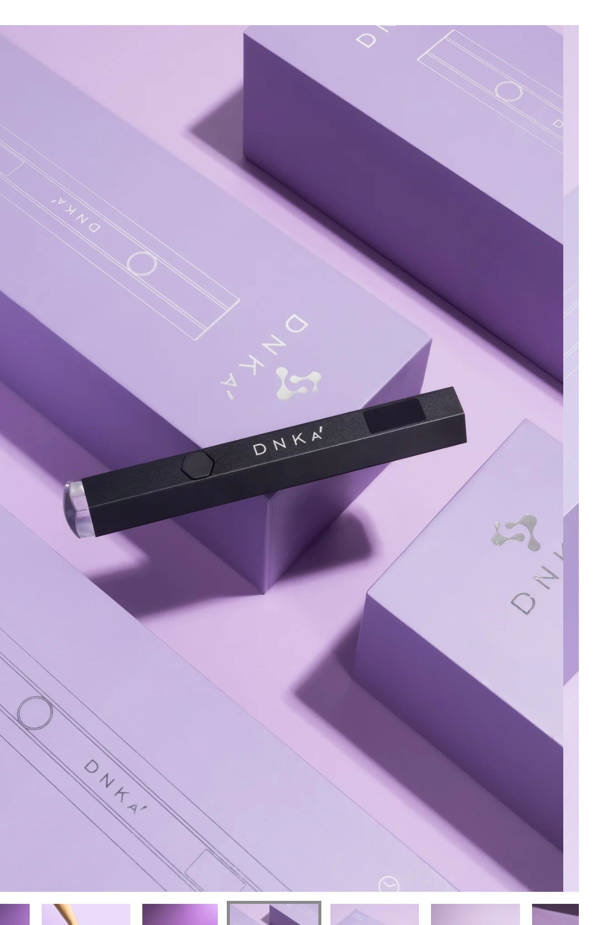 LÁMPARA UV PARA MANICURA DNKA' LUMOS LIGHT negra  - MINI LÁMPARA LED PORTATIL