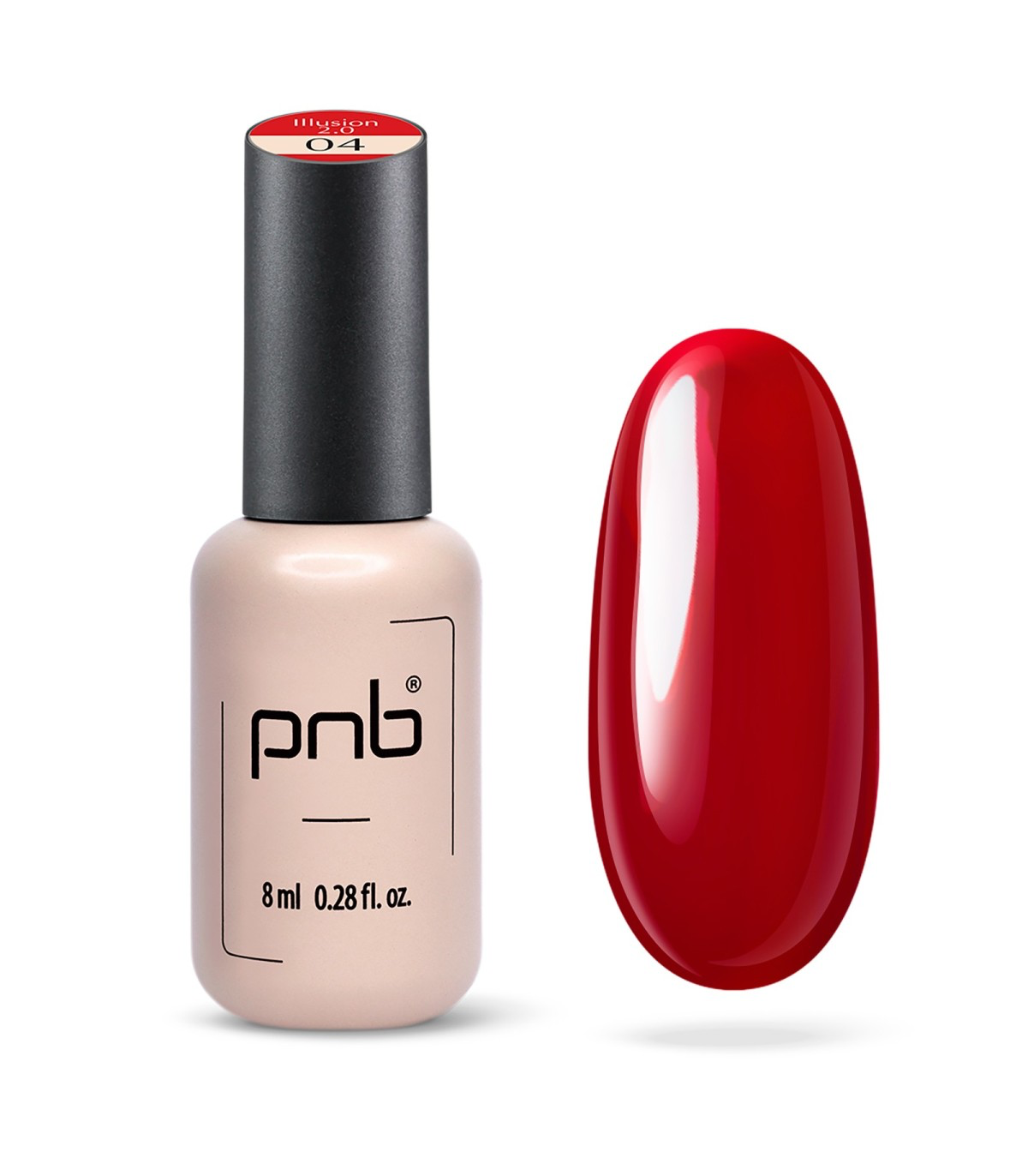 PNB Esmalte semipermanente Efecto cristal - Illusion 2.0 - 04
Blood Red - 8ml