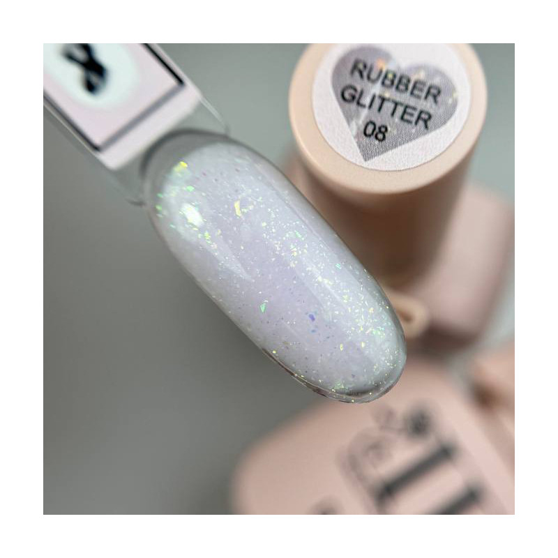 Base rubber glitter 08 Illusion Beauty 10ml