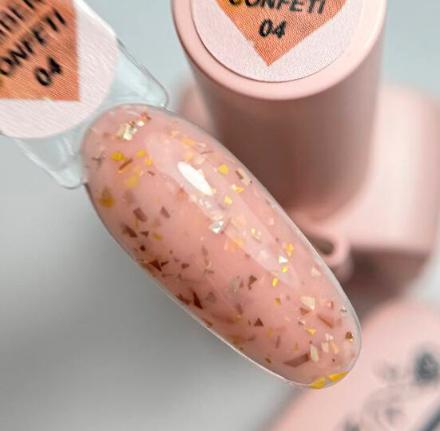 Base Rubber Confeti 04 illusion beauty – 10ml