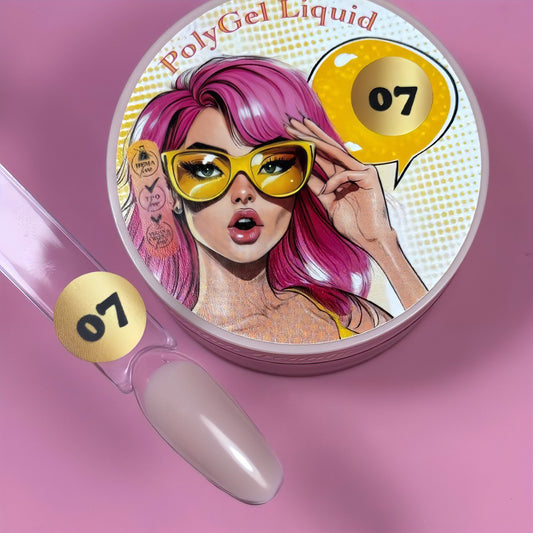 POLYGEL LIQUIDO #7 SIRENE ILUSION BEUTY 30ml (RIGIDO)