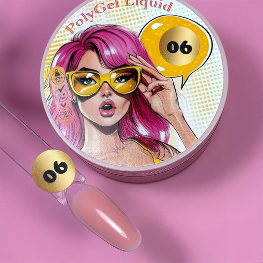 POLYGEL LIQUIDO #6 SIRENE ILUSION BEUTY 30ML (RIGIDO)