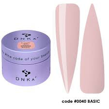 Gel Constructor DNKa' 0040 Basic – Gel de construcción melocotón empolvado 30ml