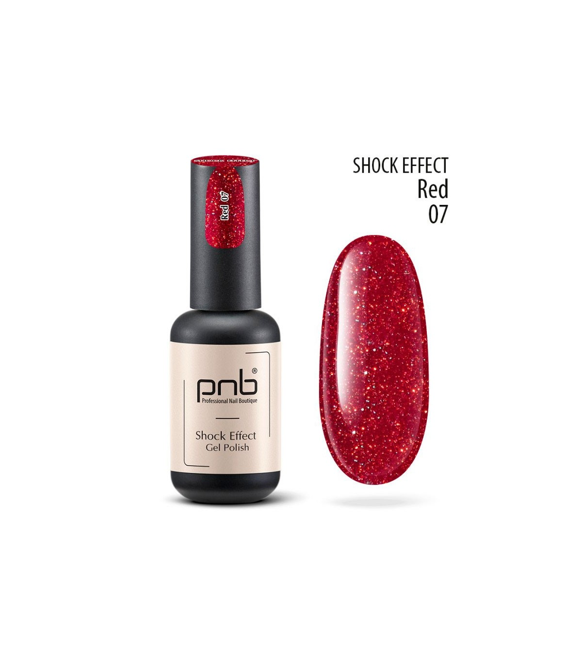 PNB Esmalte semipermanente Shock Effect - 07 Red - 8ml