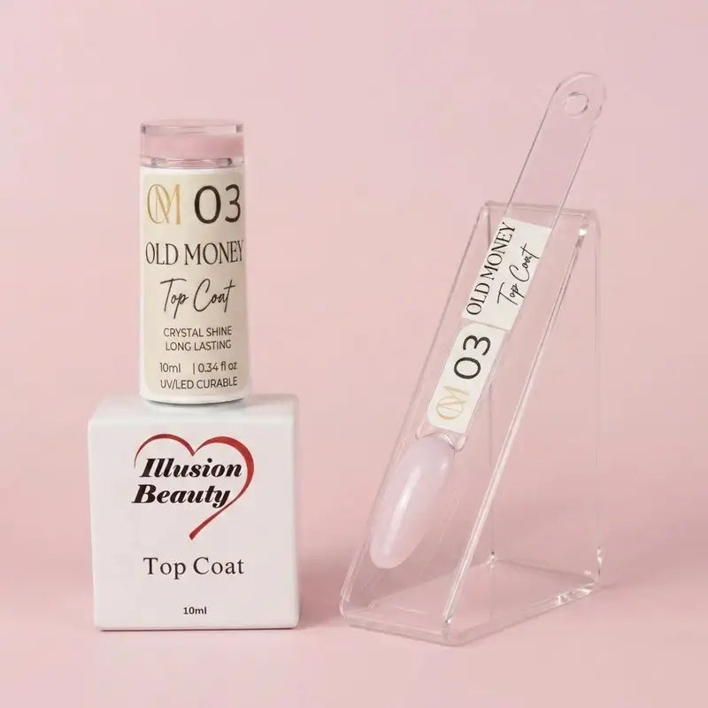 Top Coat OLD MONEY 03– illusion beauty – 10ml (Finalizador sin capa pegajosa)