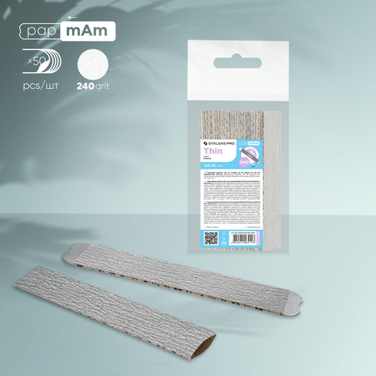 Forros de repuesto papmAm para las limas rectas SMART 22, grano 240 (50 pzas.)