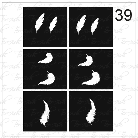 Plantilla aerógrafo 39
