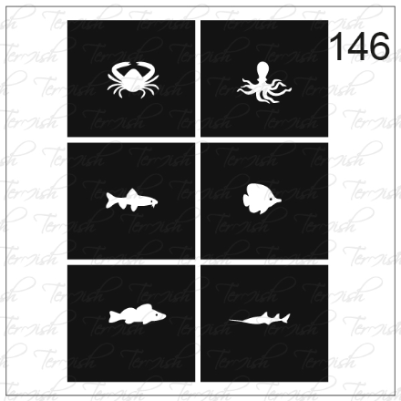 Plantilla aerógrafo termish 150