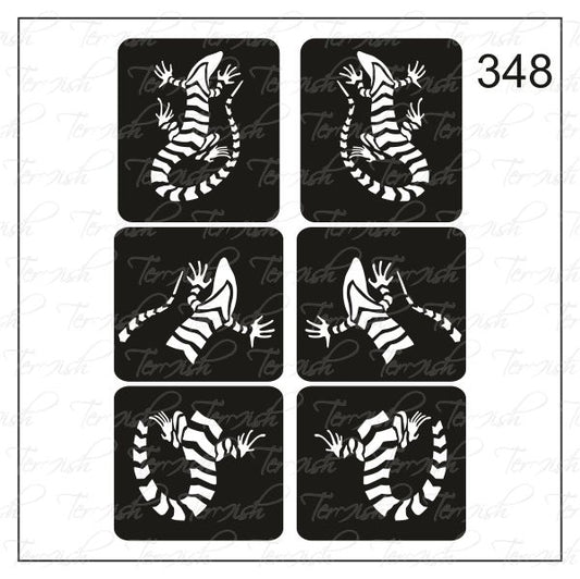 Plantilla aerógrafo termish 348