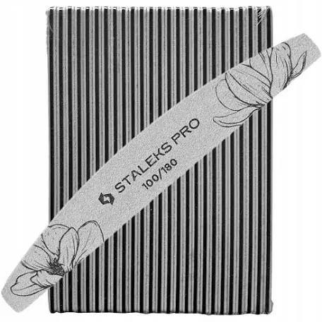 Lima media luna 100/180Crescent mineral nail file EXPERT 40 (25 unidades) Staleks
