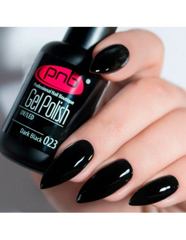 PNB Esmalte semipermanente - 023 Dark Black - 8ml