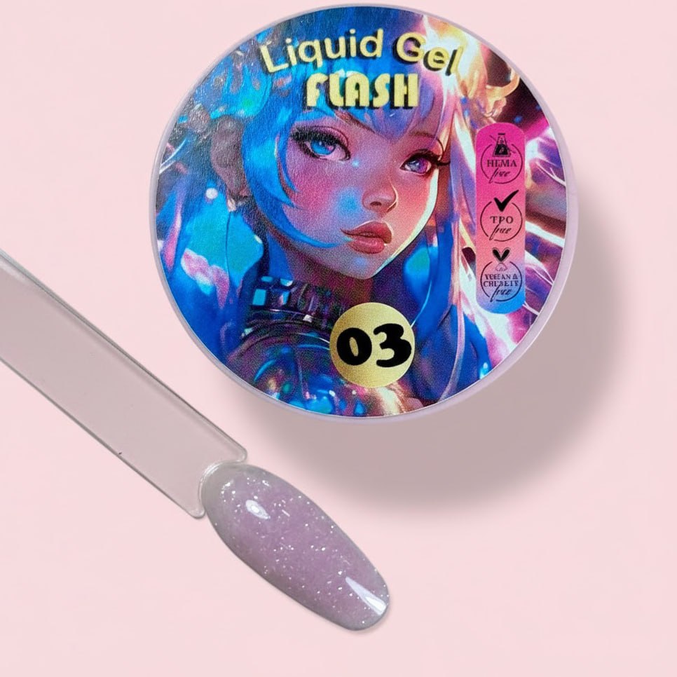 Gel en bote Liquid Gel FLASH 03 illusion beauty Nails Pro – 30gr