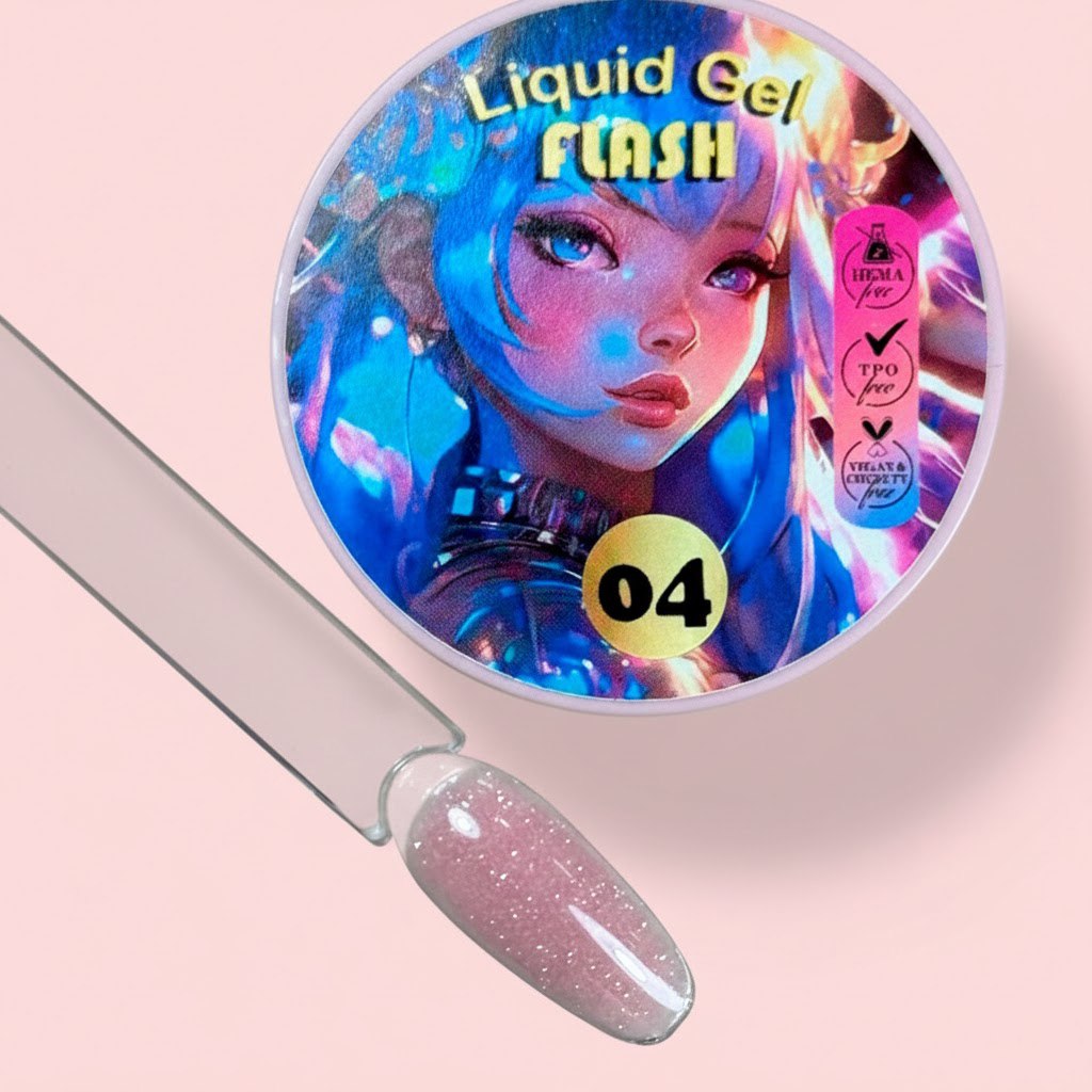 Gel en bote Liquid Gel FLASH 04 illusion beauty Nails Pro – 30gr (copia)