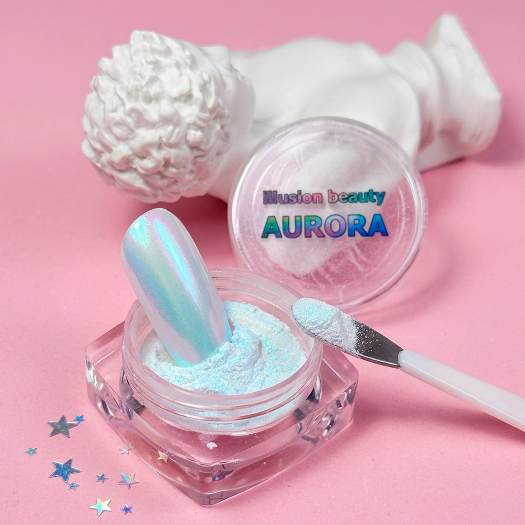 Pigmento Aurora 02 rosa llusion beauty