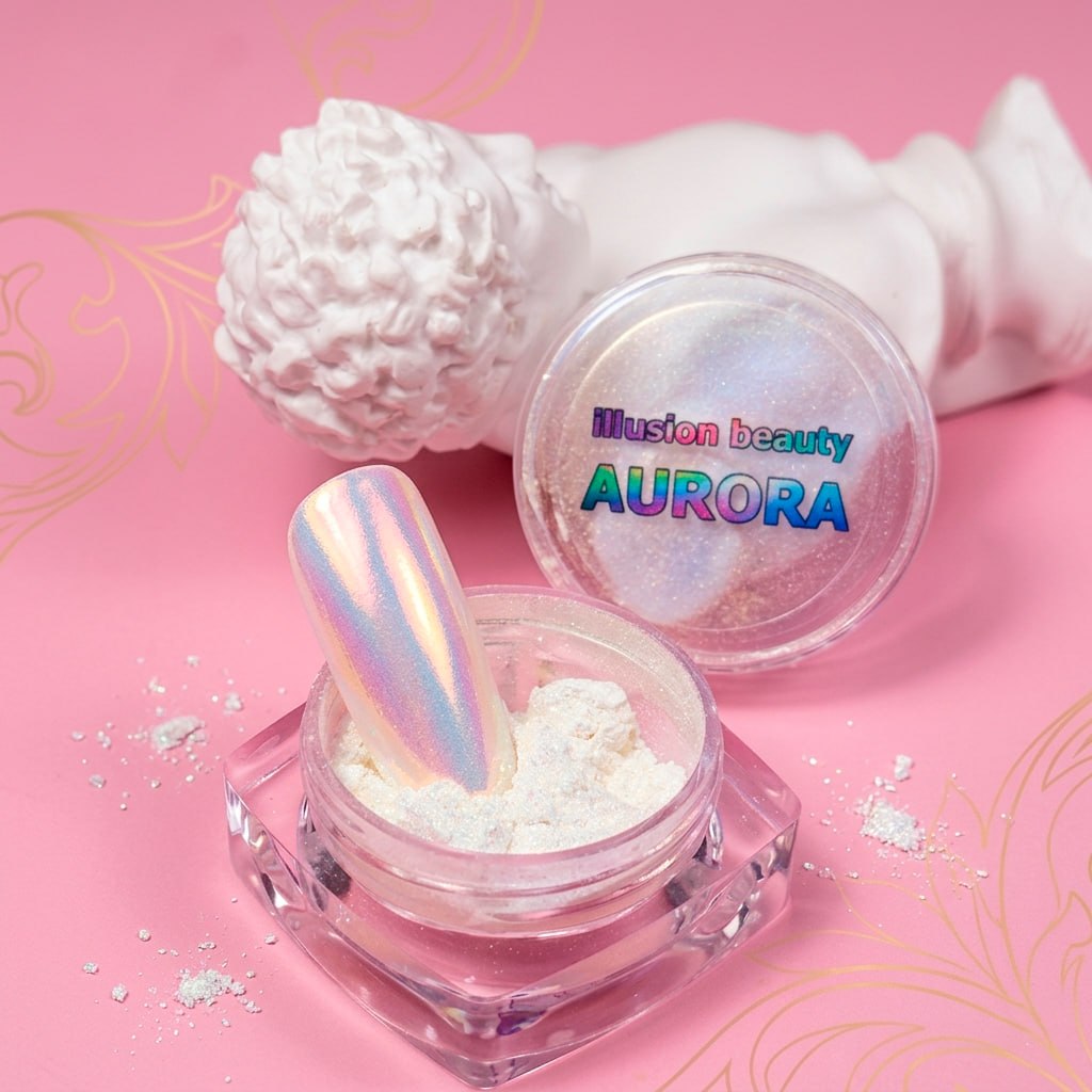 Pigmento Aurora 01 dorado llusion beauty