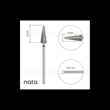 Fresa/Broca de carburo cono, verde, L-15,0 mm. 6,0
mm CVcono-6mm NATA