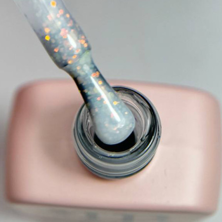 Base rubber glitter 01 ilusión Beauty 10ml