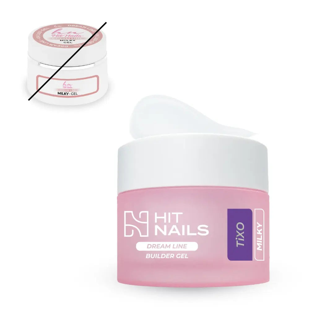 Gel constructor Dream Line 50ml HN (Color: Dream Line Milky)(BLANCO LECHOSO)