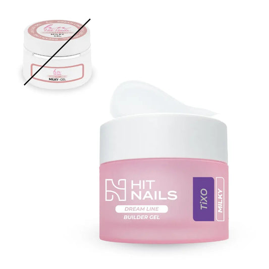 Gel constructor Dream Line 50ml HN (Color: Dream Line Milky)(BLANCO LECHOSO)