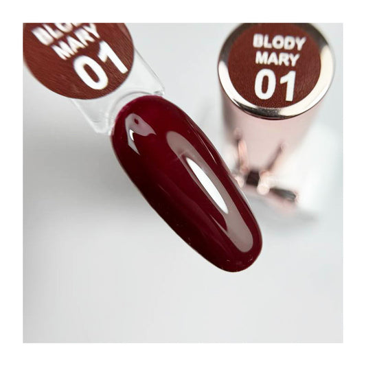 Blody Mary 01 Illusion Beauty Nails – 10ml (colección rojos) BURDEOS