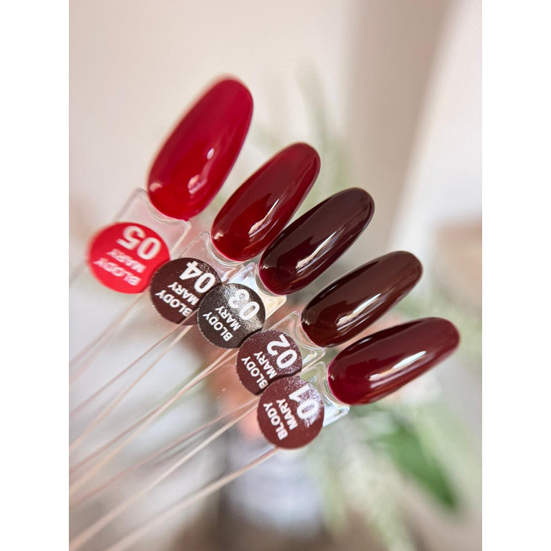 Blody Mary 01 Illusion Beauty Nails – 10ml (colección rojos) BURDEOS