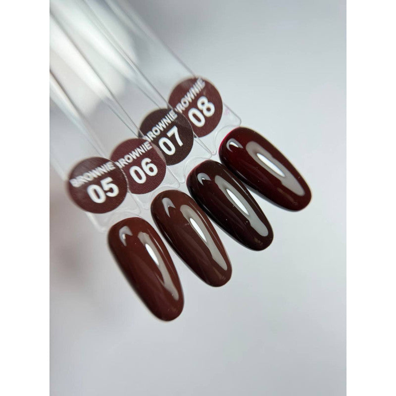 Brownie 7 Illusion Beauty Nails – 10ml (marrón, chocolate)