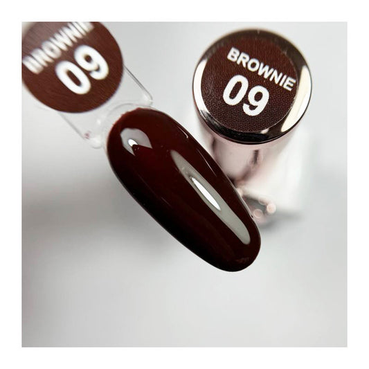 Brownie 9 Illusion Beauty Nails – 10ml (marrón, chocolate)